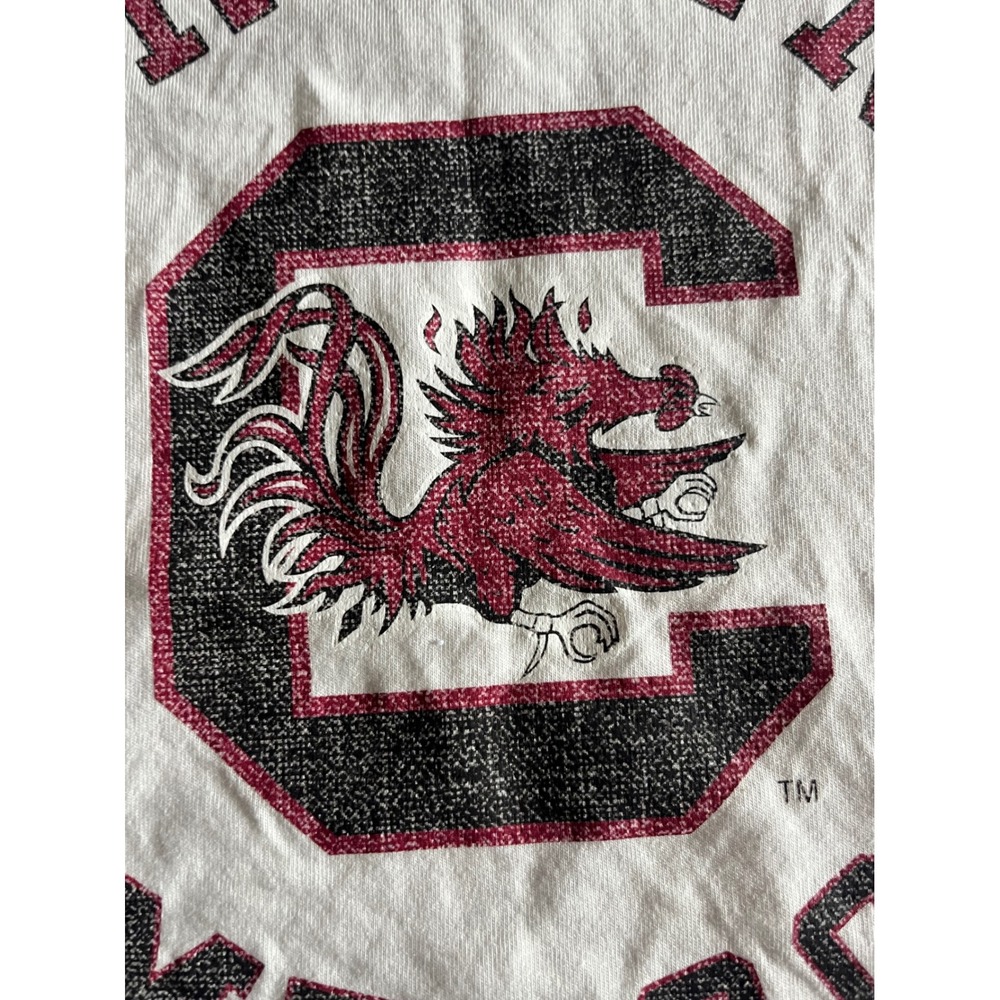 Gameday Couture South Carolina Gamecocks Graphic T-Shirt White Garnet Large NWT - Picture 3 of 4